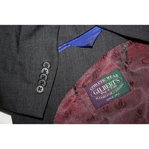 GILBERT'S Big & Tall Men's 59L Double Breasted Wool Sport Coat Made in Canada